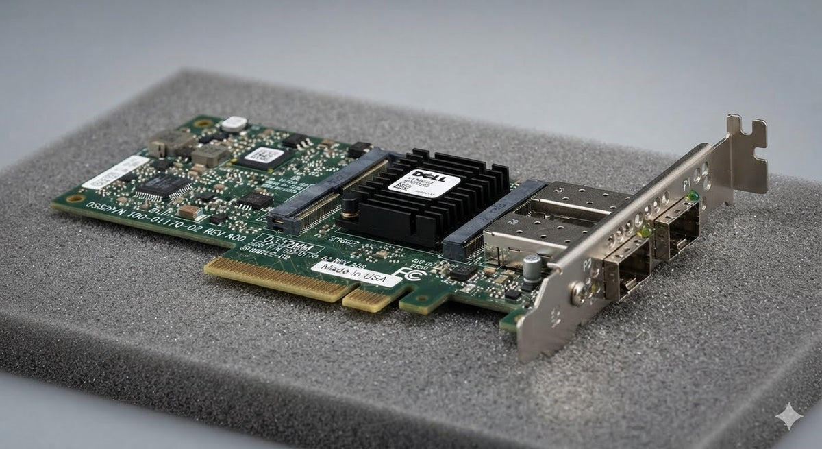 Dell 0332MM SFN8522 Dual-Port 10GB SFP+ PCIe Network Interface Adapter
