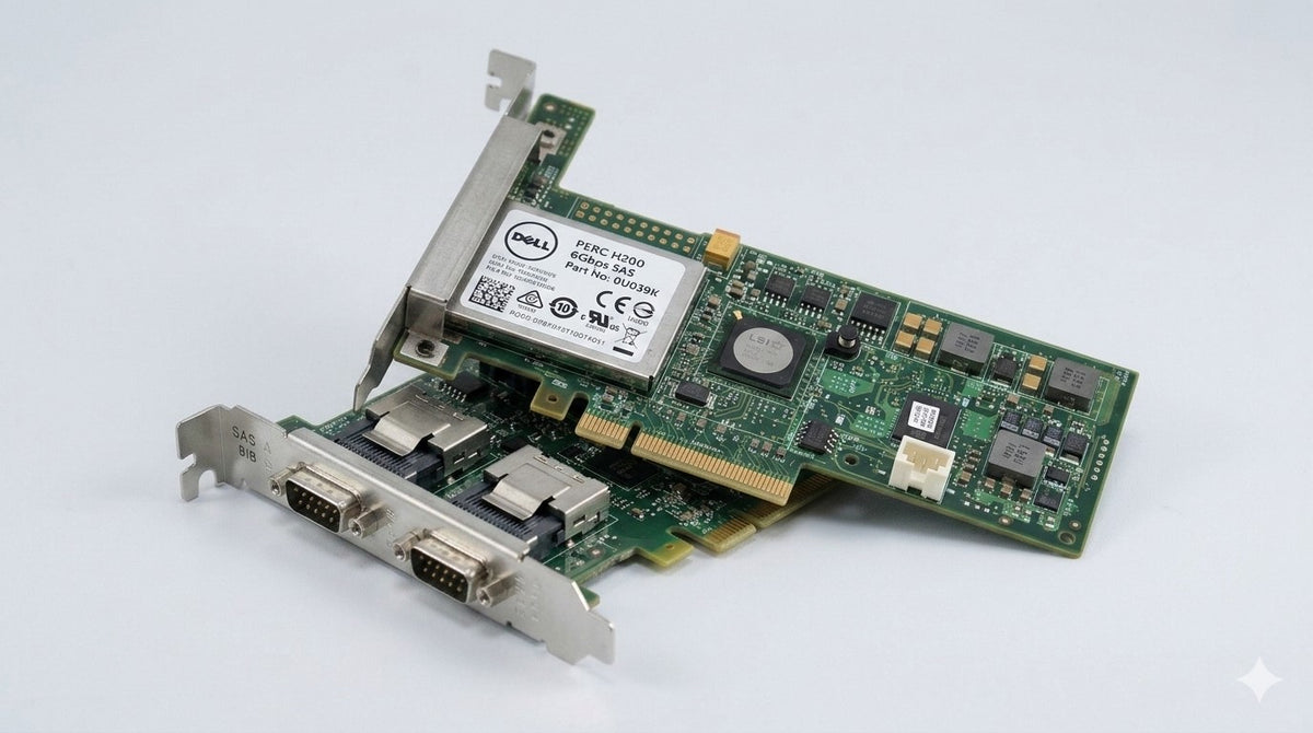 Dell PERC H200 6Gbps PCI-E SAS Raid Controller