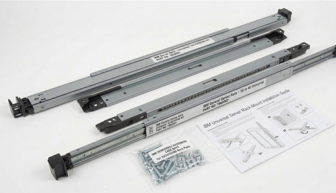 IBM Server Rack Railing Kit For 1U / 2U / 3U / 4U