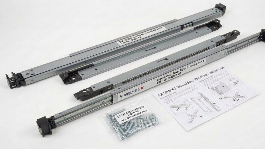 SUPERMICRO Server Rack Railing Kit For 1U / 2U / 3U / 4U